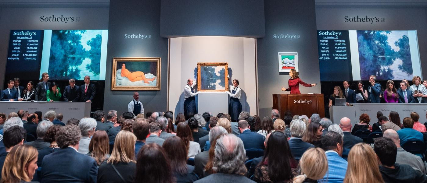 An example of an exclusive, international auction by Sotheby's